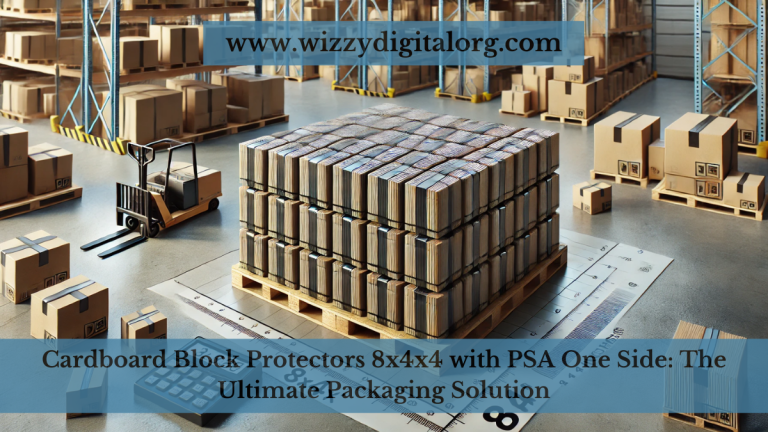 Cardboard Block Protectors 8x4x4 with PSA One Side – The Ultimate Packaging Solution