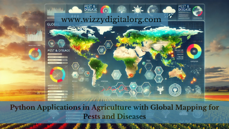 Python Applications in Agriculture with Global Mapping for Pests and Diseases