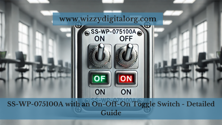 SS-WP-075100A with an On-Off-On Toggle Switch – Detailed Guide